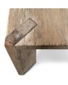 Table basse bois vieilli 160cm x 130cm x 32cm